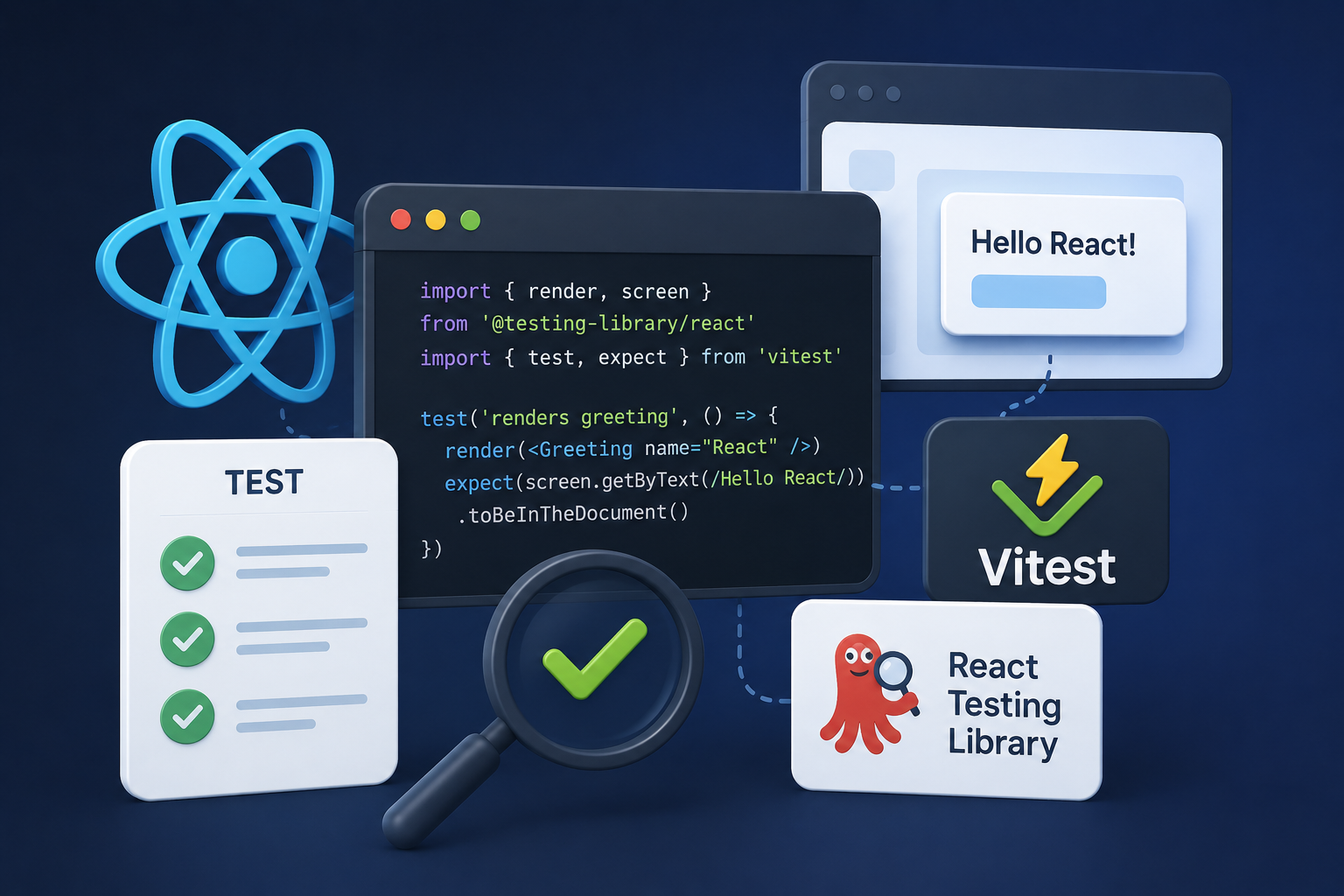 Panduan Praktis Testing di React dengan Vitest dan React Testing Library