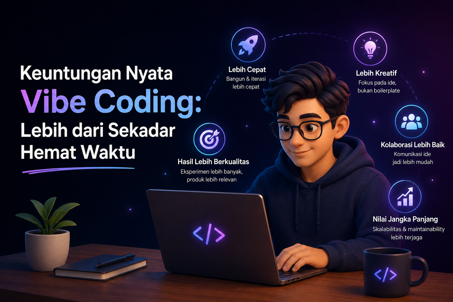 Keuntungan Nyata Vibe Coding: Lebih dari Sekadar Hemat Waktu
