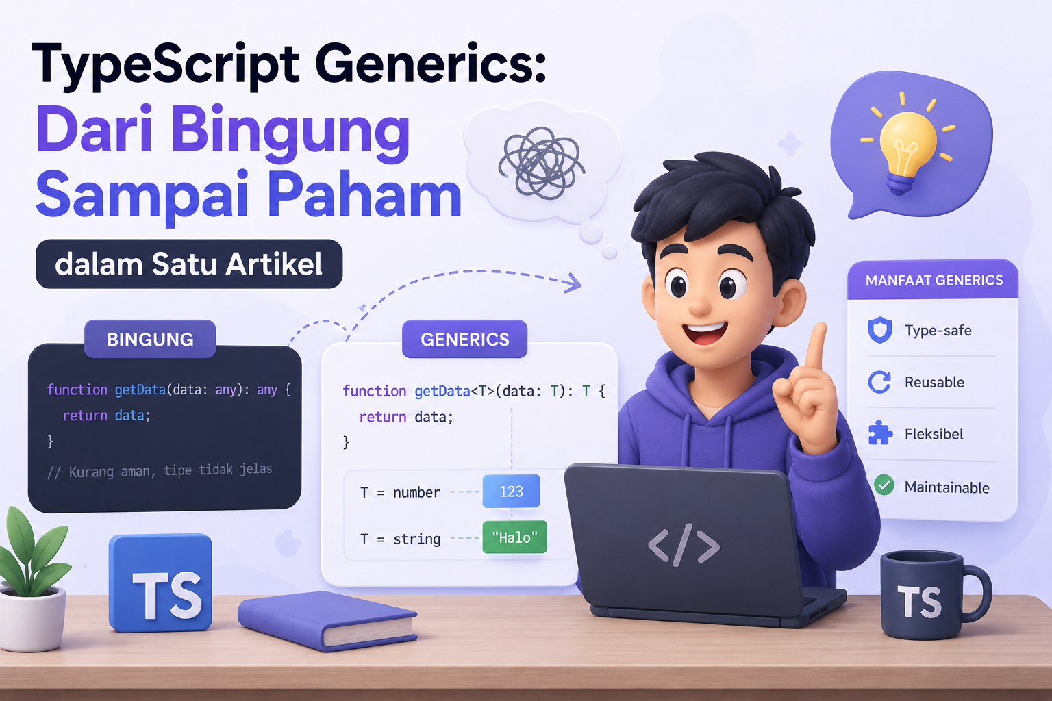 TypeScript Generics: Dari Bingung Sampai Paham dalam Satu Artikel