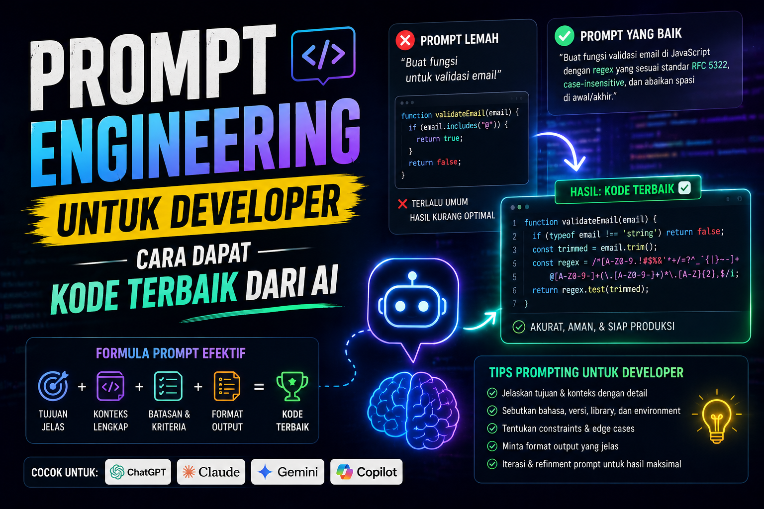 Prompt Engineering untuk Developer: Cara Dapat Kode Terbaik dari AI